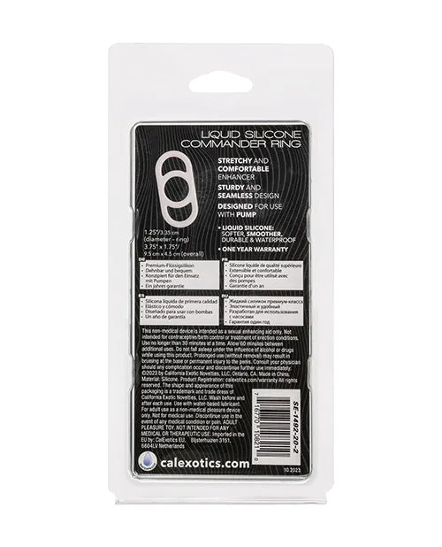 Alpha Liquid Silicone Commander Cock Ring