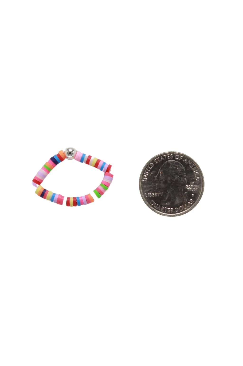 Beaded Stretch Ring by Annie Claire Designs