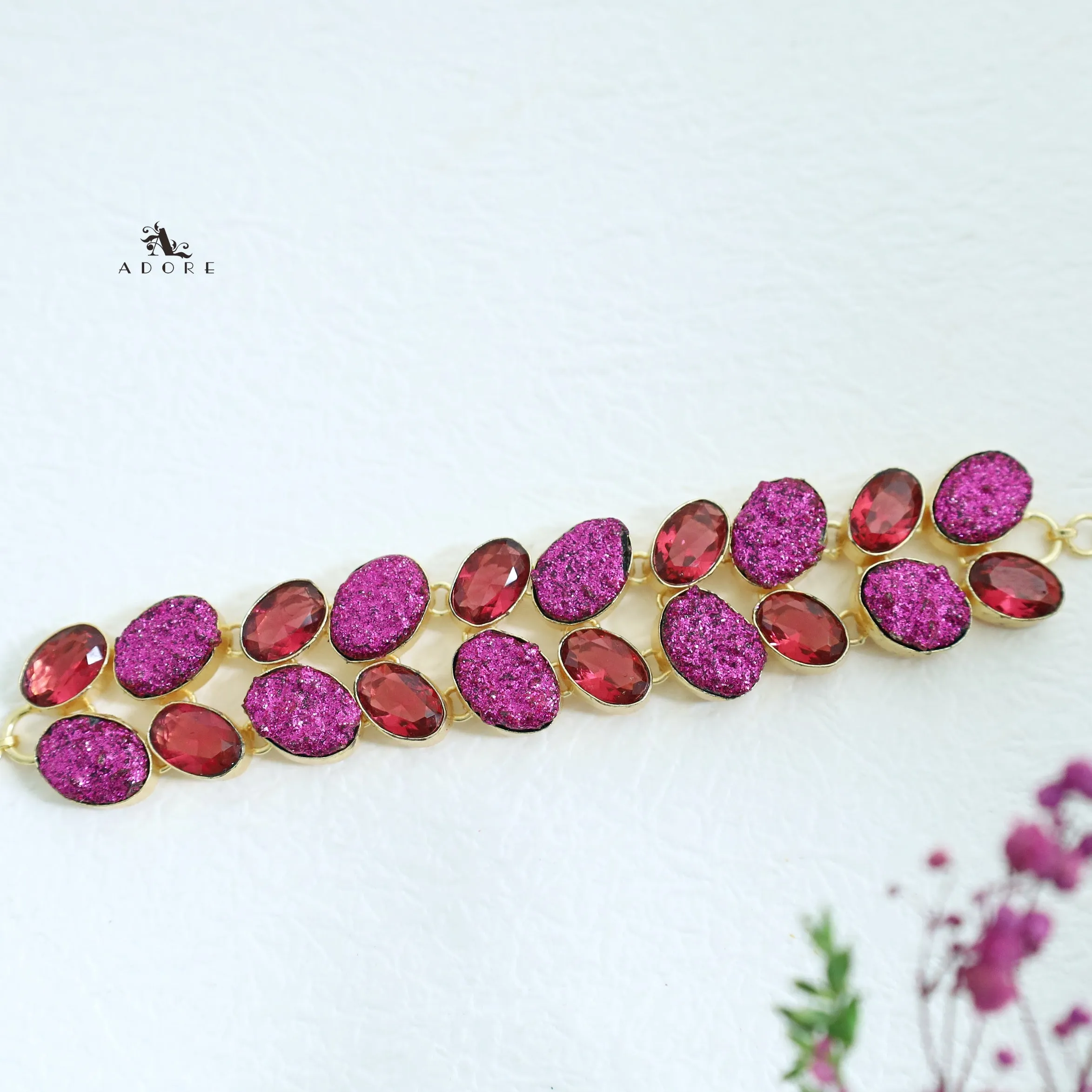 Camila Druzy   Glossy Stone Choker