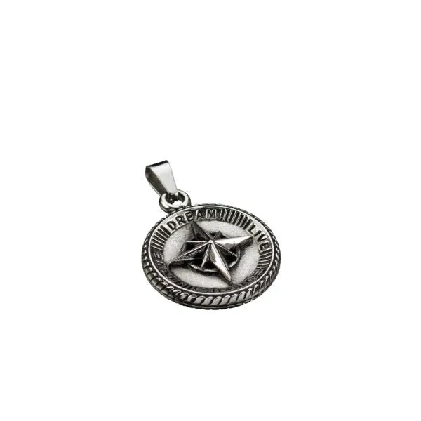 Compass Silver Pendant