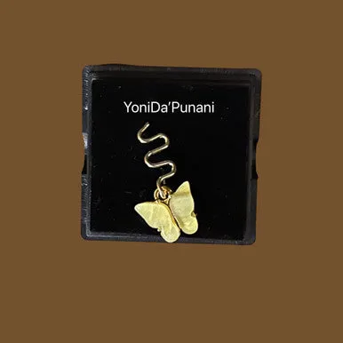 Dangle Butterfly Nose Cuff Clip On Jewelry