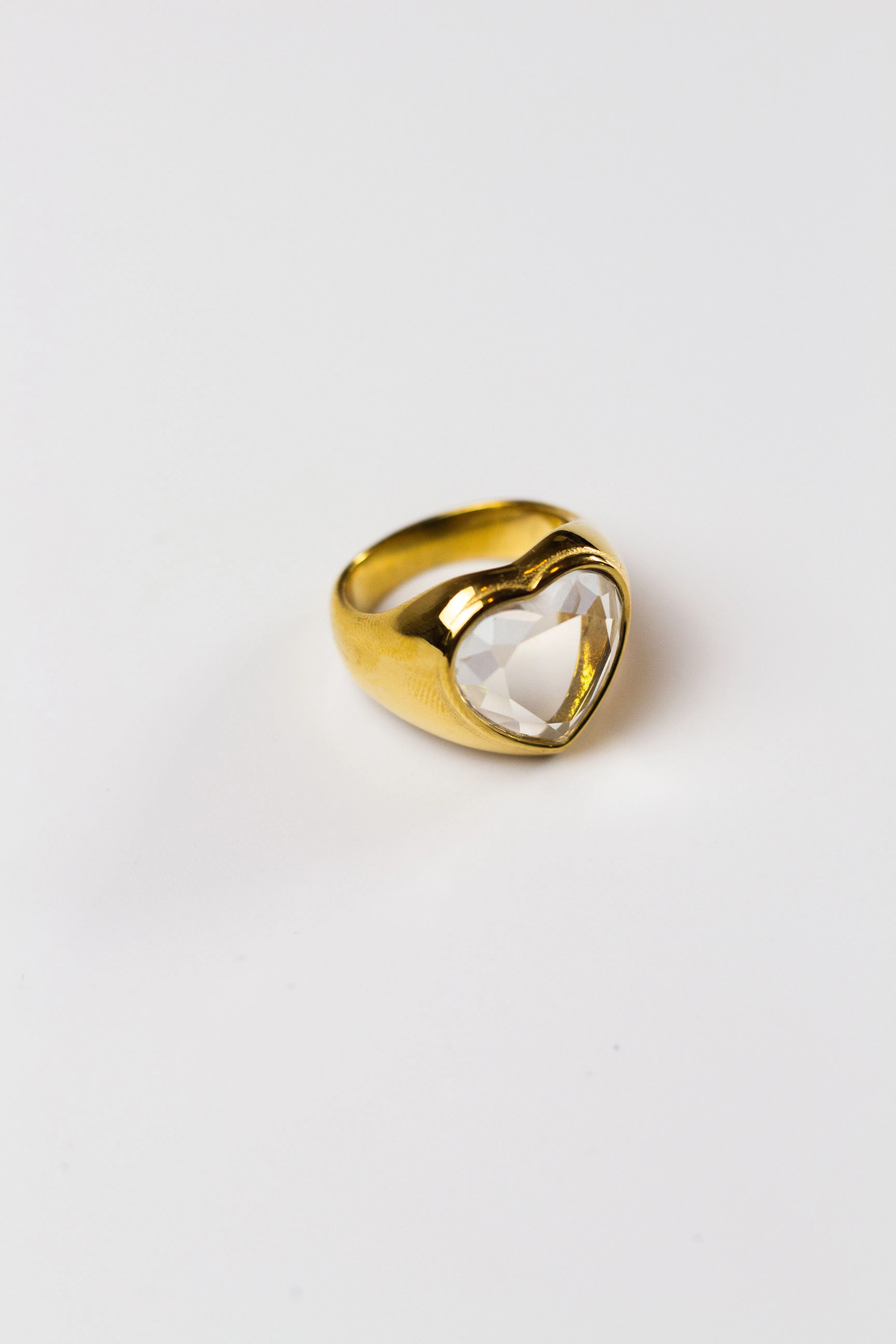 Ella White Gemstone Ring