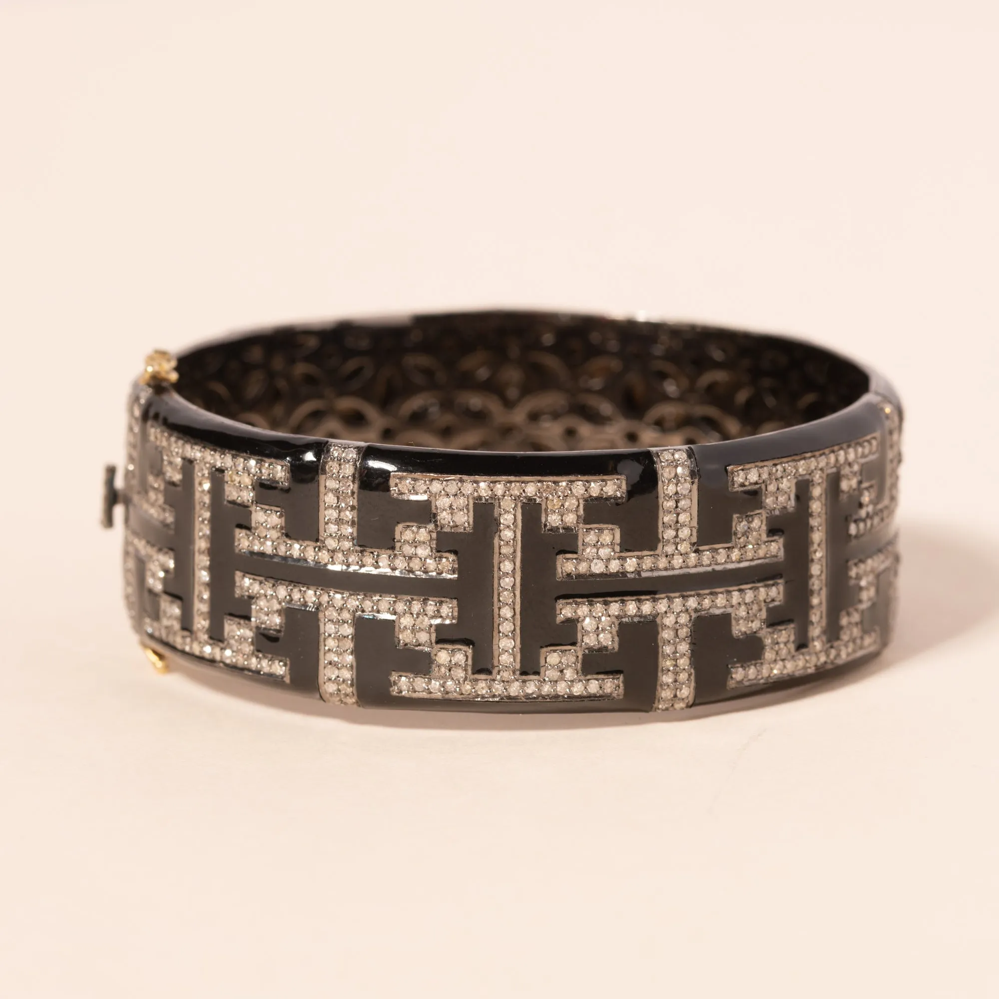 Enameled Diamond Bracelet