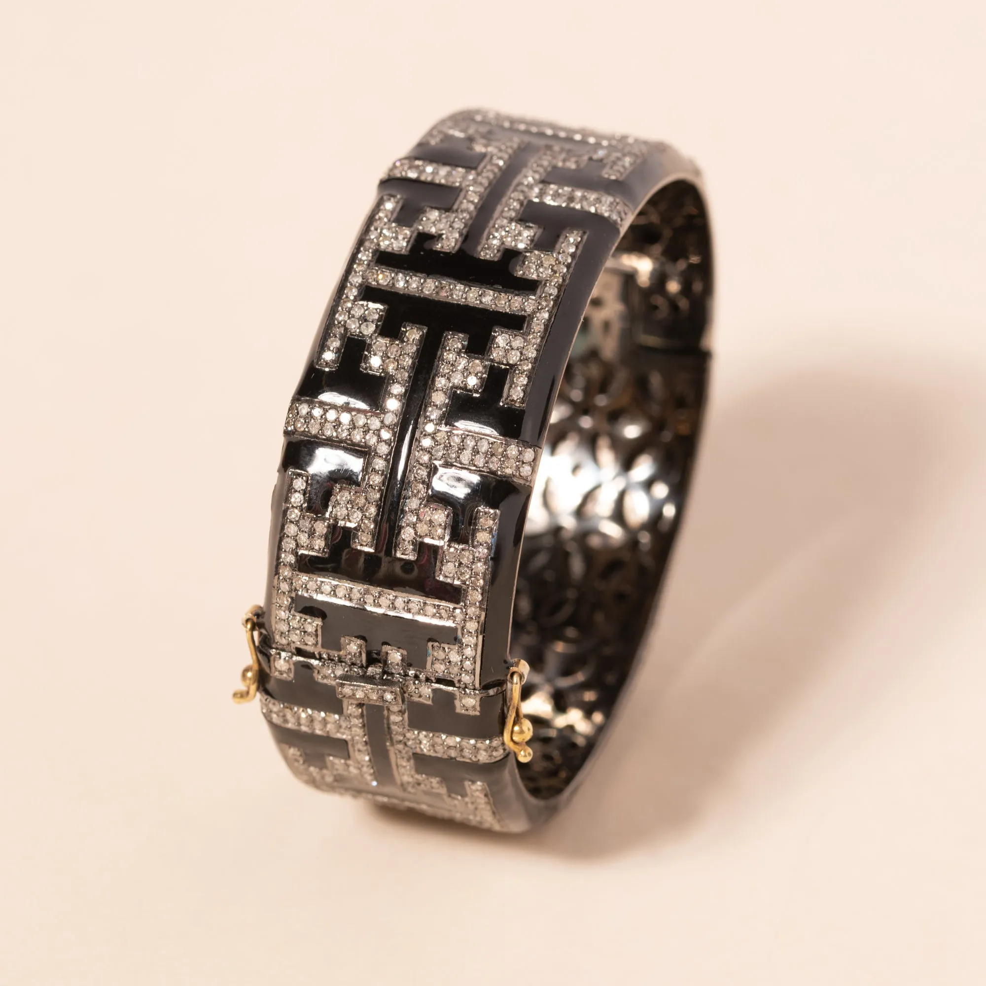 Enameled Diamond Bracelet