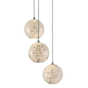 Finhorn 3-Light Round Multi-Drop Pendant