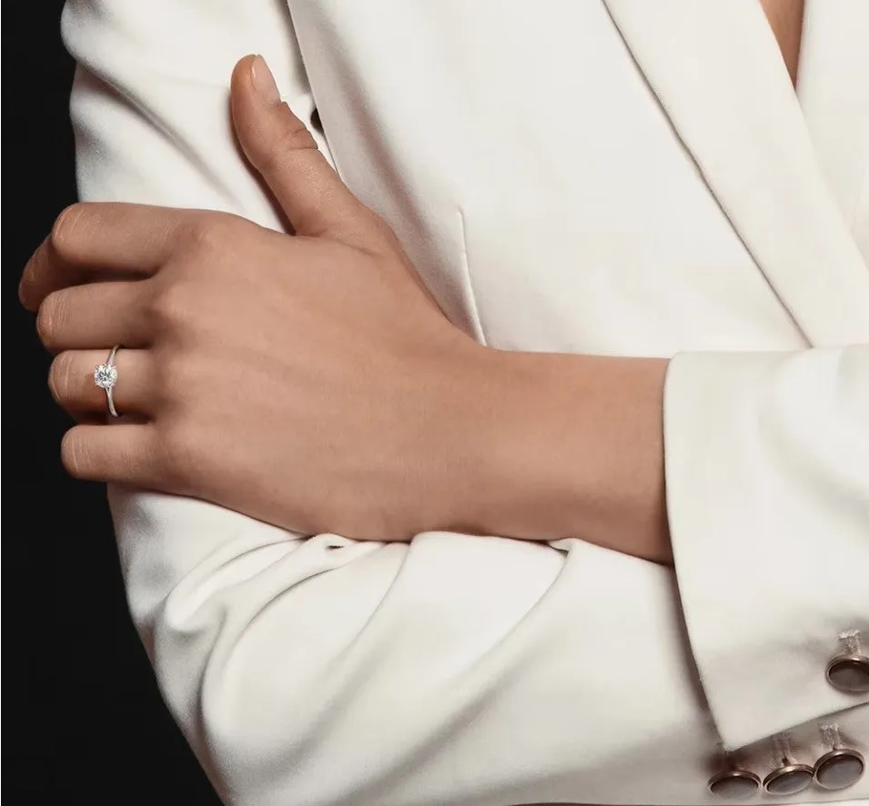 Forevermark Icon™ Setting Round Engagement Ring