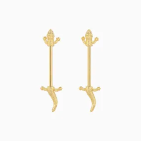 Gecko Nipple Rings
