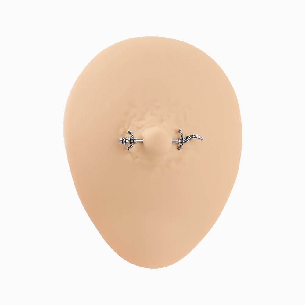 Gecko Nipple Rings