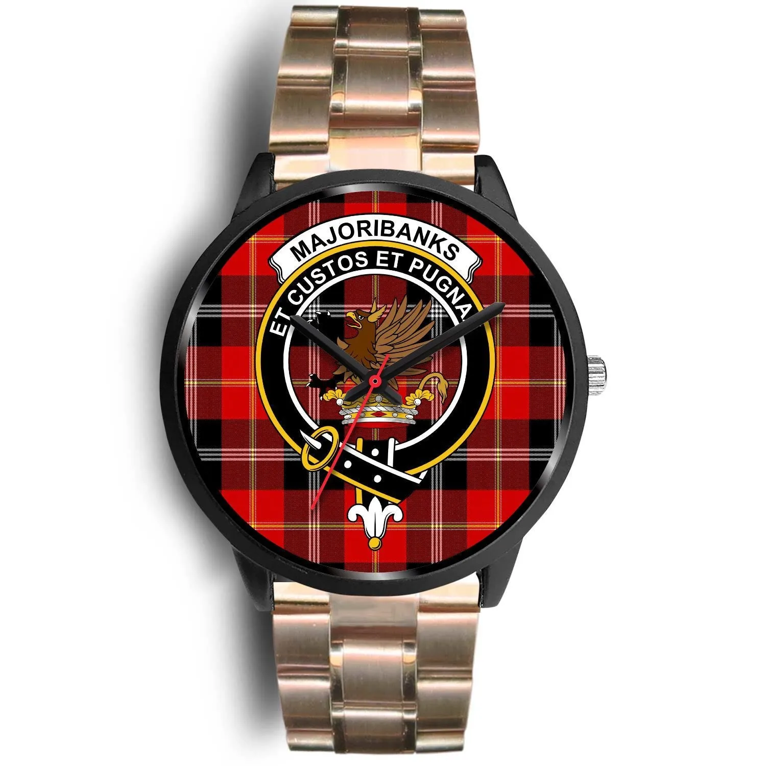 Majoribanks Clan Badge Tartan Black Watch