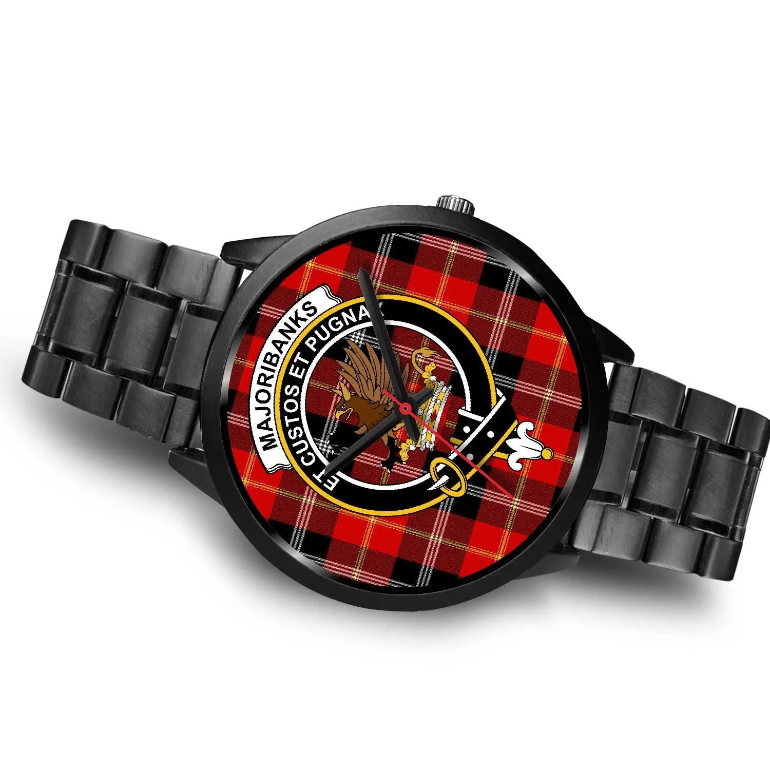 Majoribanks Clan Badge Tartan Black Watch