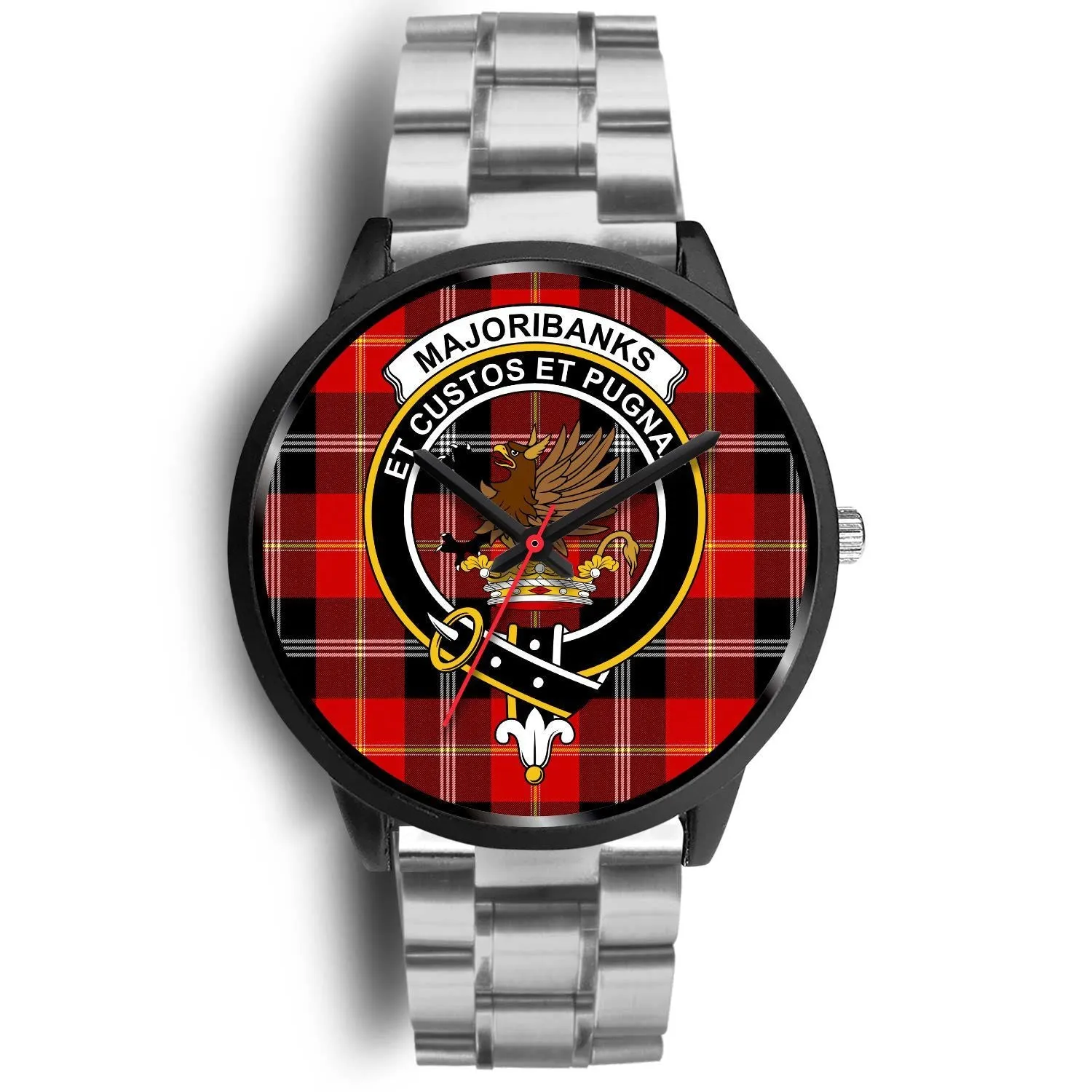 Majoribanks Clan Badge Tartan Black Watch