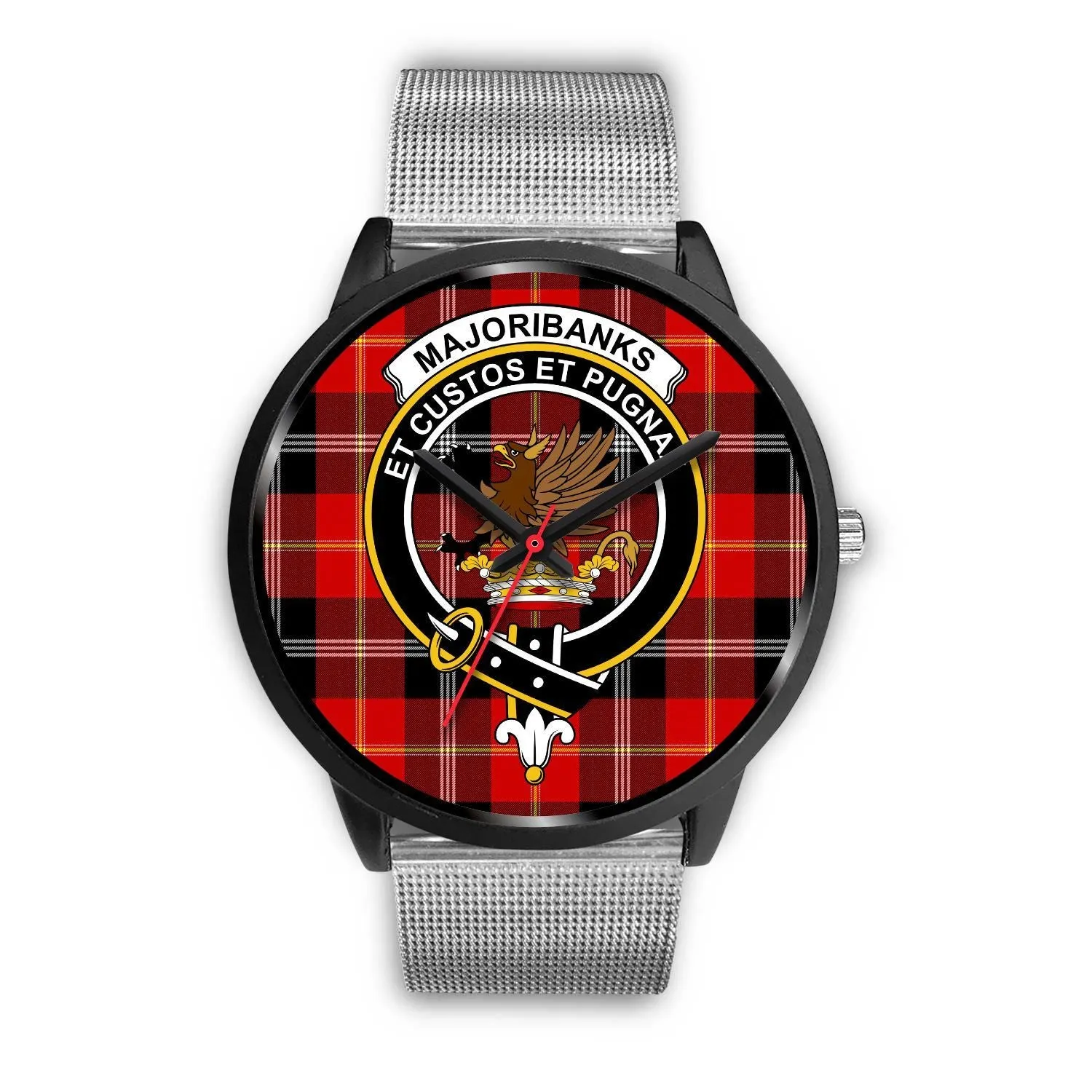 Majoribanks Clan Badge Tartan Black Watch