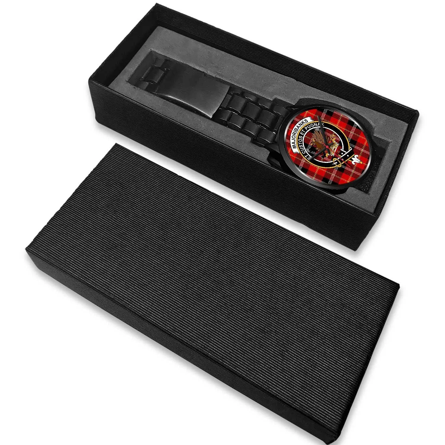 Majoribanks Clan Badge Tartan Black Watch