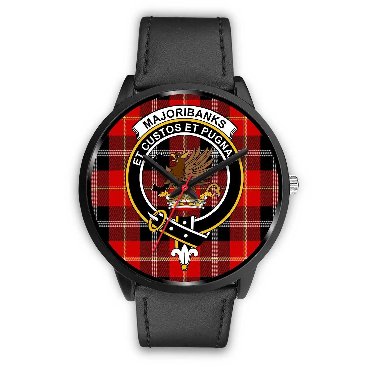 Majoribanks Clan Badge Tartan Black Watch