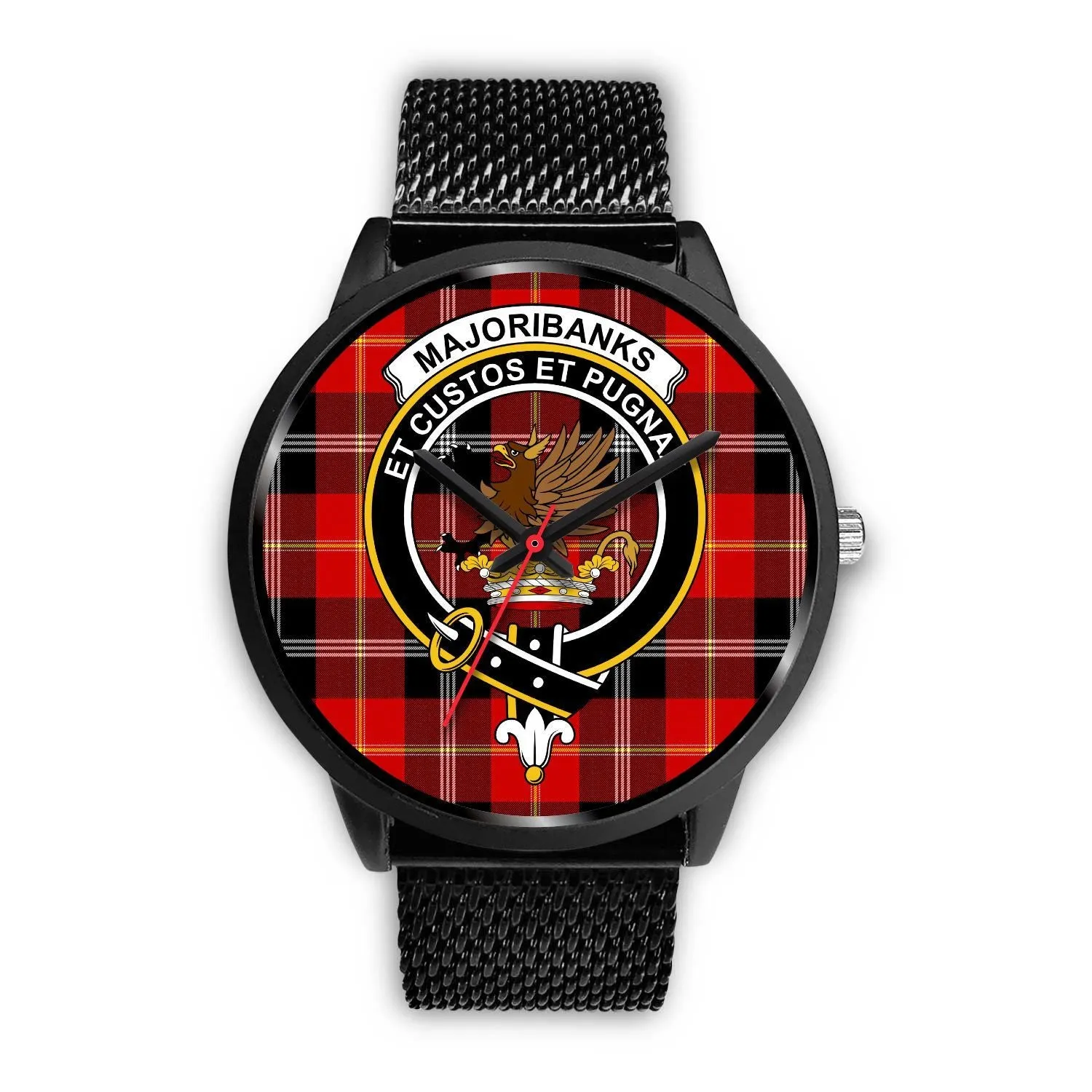 Majoribanks Clan Badge Tartan Black Watch