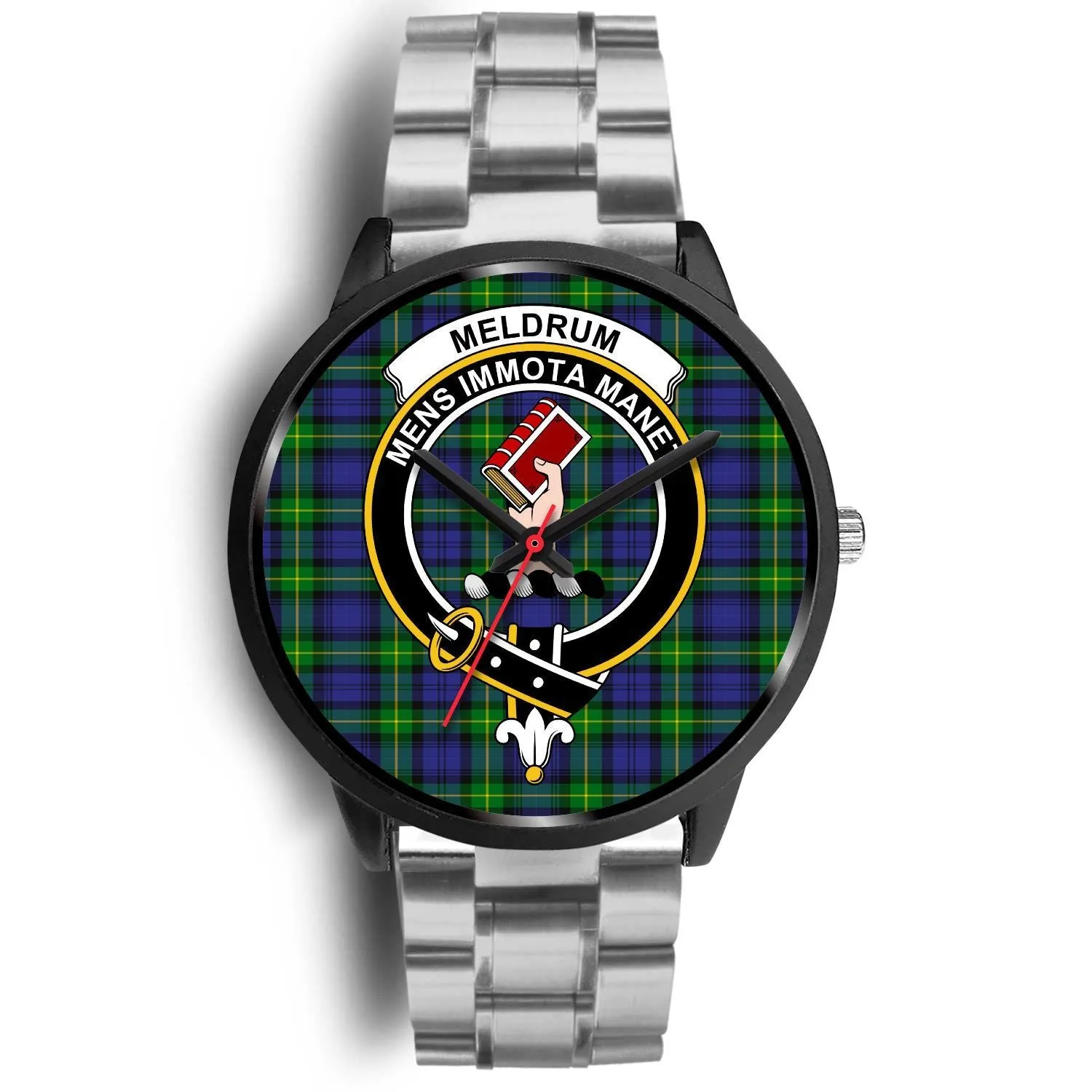 Meldrum Clan Badge Tartan Black Watch
