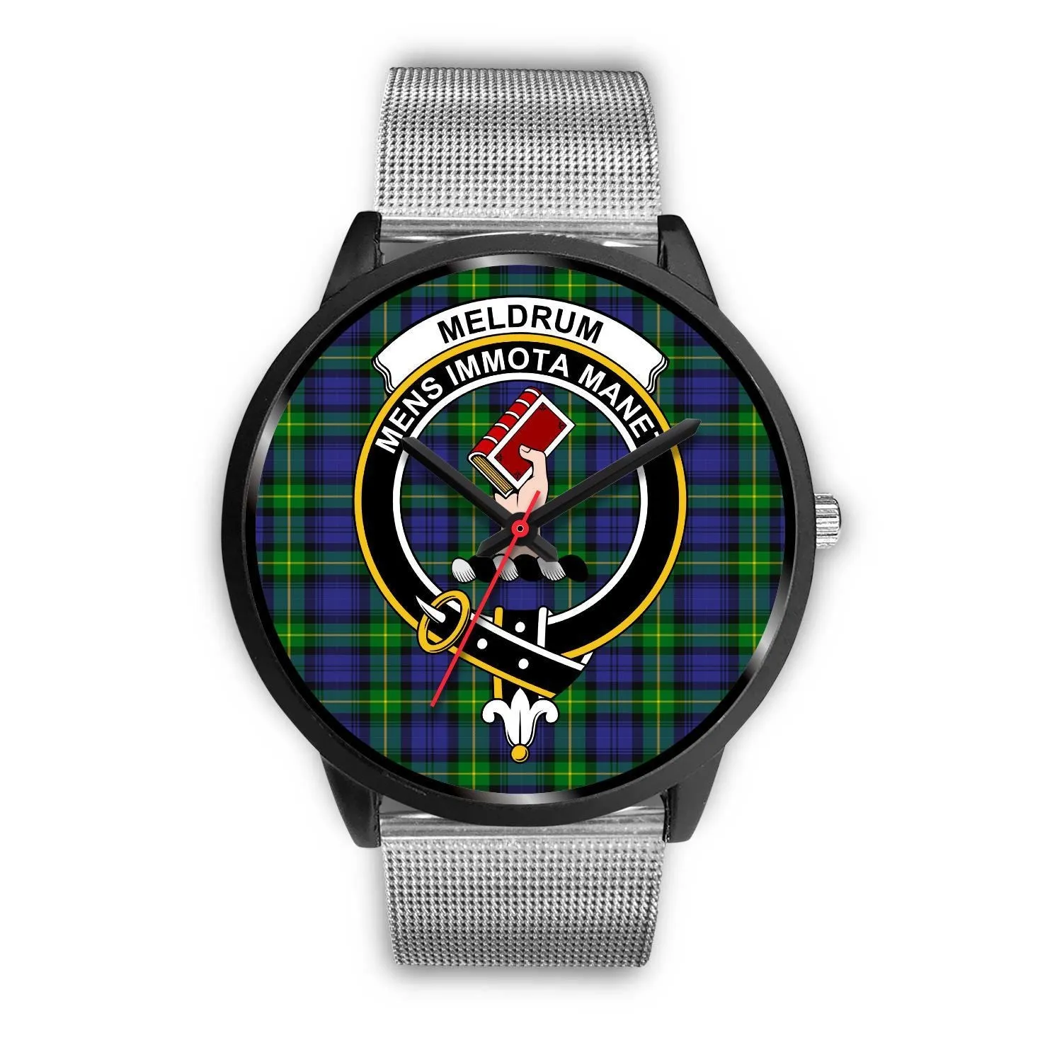 Meldrum Clan Badge Tartan Black Watch