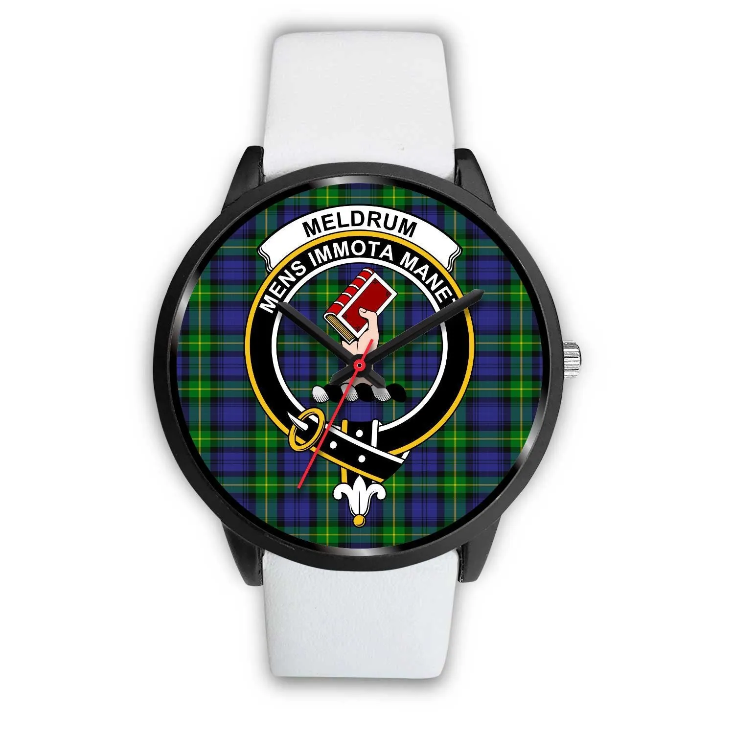 Meldrum Clan Badge Tartan Black Watch