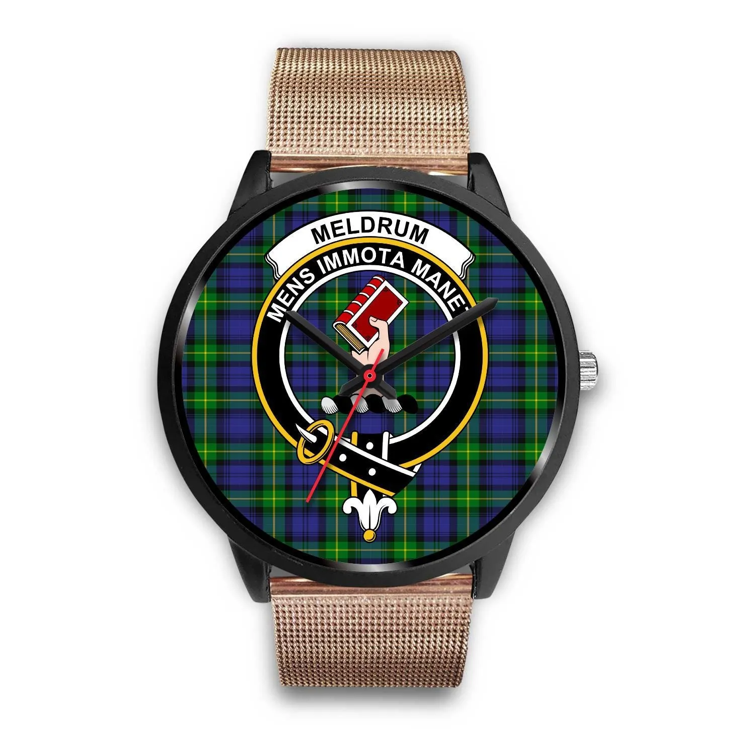 Meldrum Clan Badge Tartan Black Watch