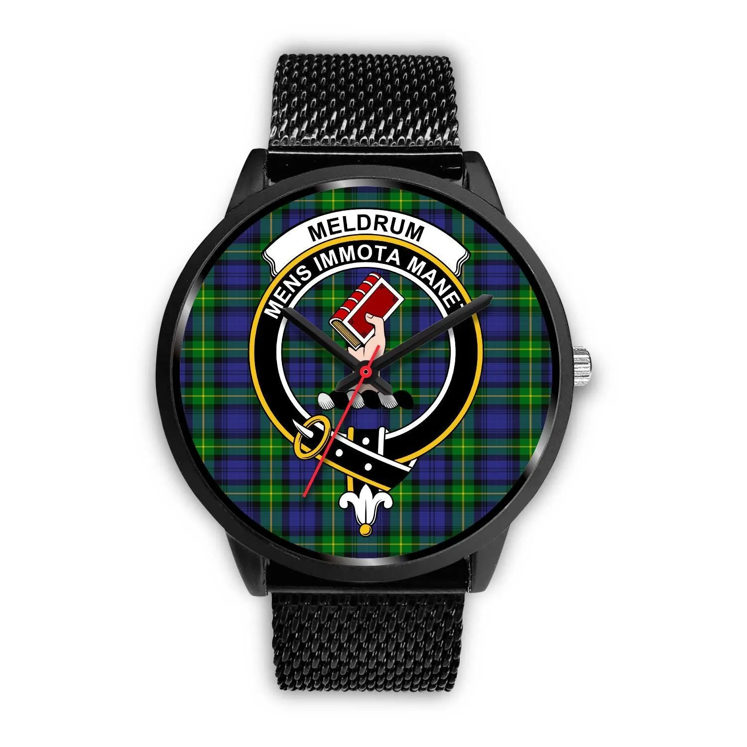 Meldrum Clan Badge Tartan Black Watch
