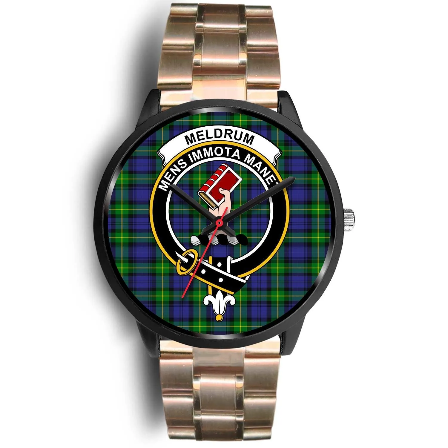 Meldrum Clan Badge Tartan Black Watch