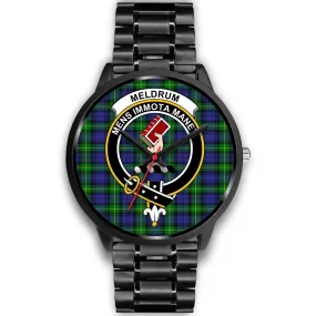 Meldrum Clan Badge Tartan Black Watch