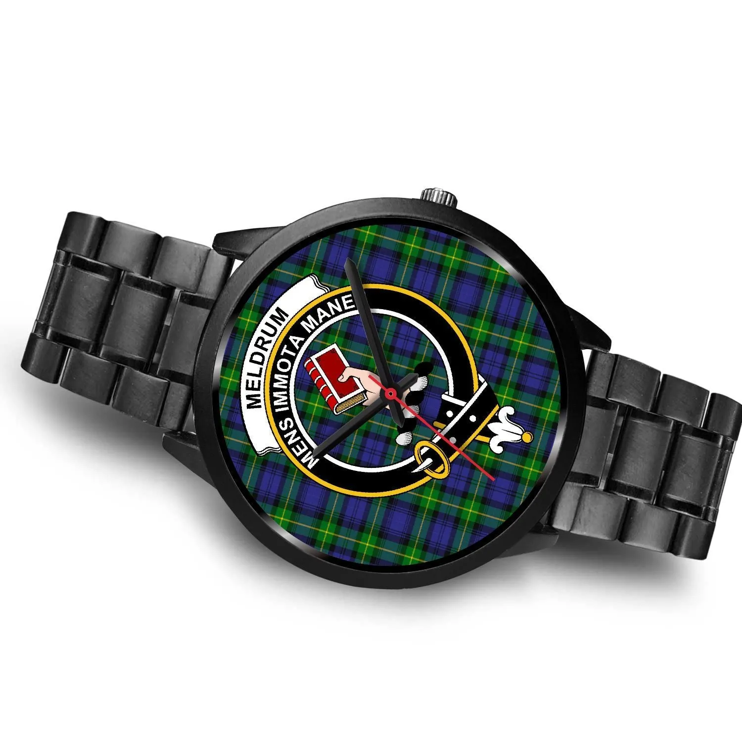 Meldrum Clan Badge Tartan Black Watch