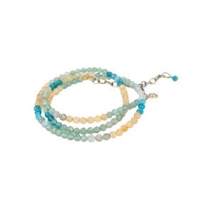 Multicolored Apatite Convertible Bracelet-Necklace