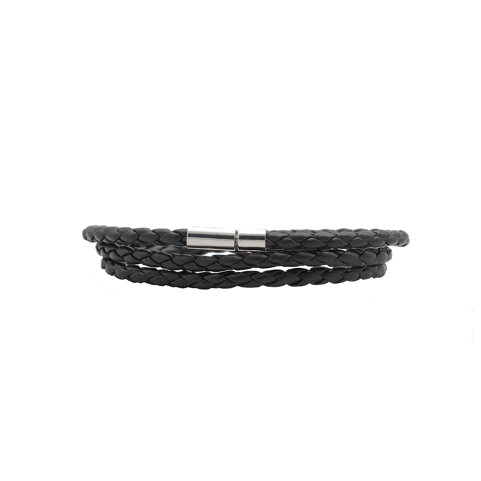 Phantom Silver Men's Watch Bracelet Stack