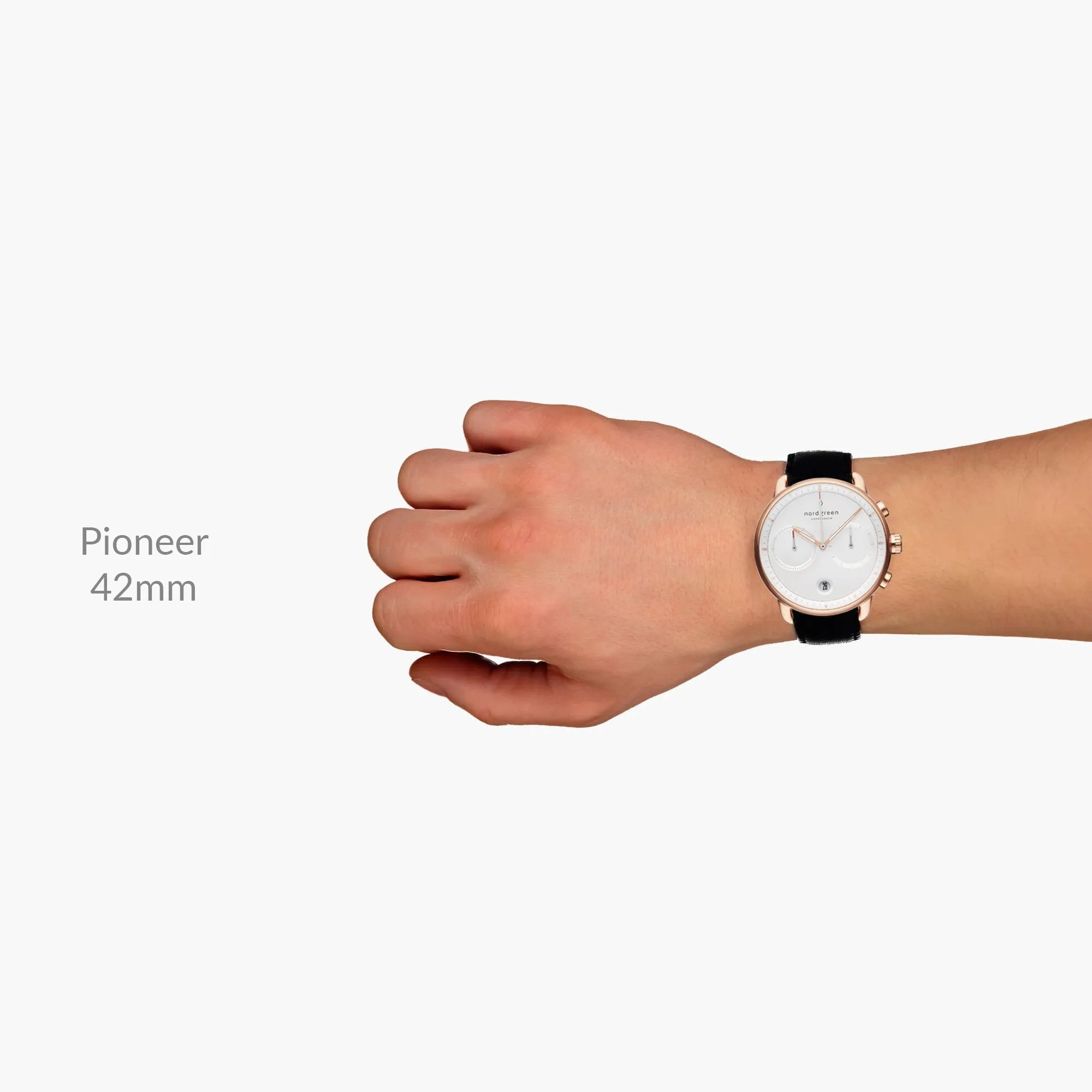 Pioneer - BUNDLE Black Dial Silver  | Silver Mesh / Navy Nylon / Black Leather Strap