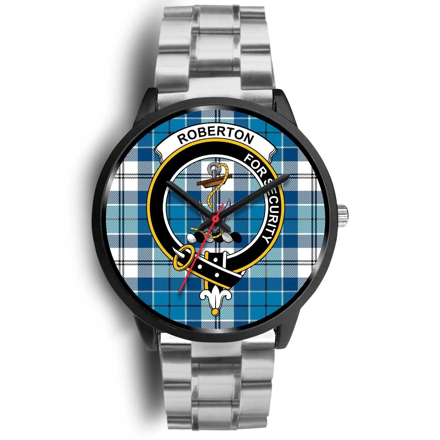 Roberton Clan Badge Tartan Black Watch