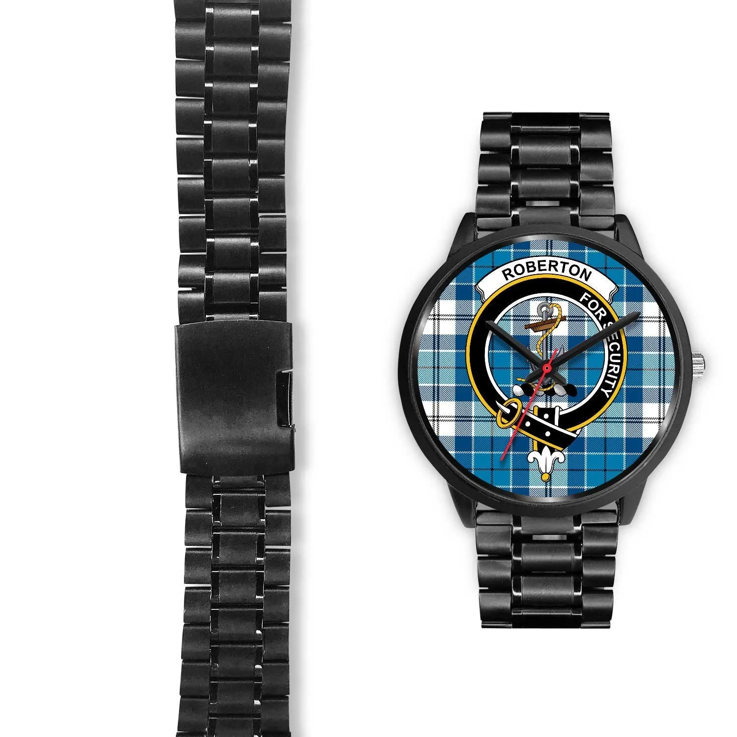 Roberton Clan Badge Tartan Black Watch