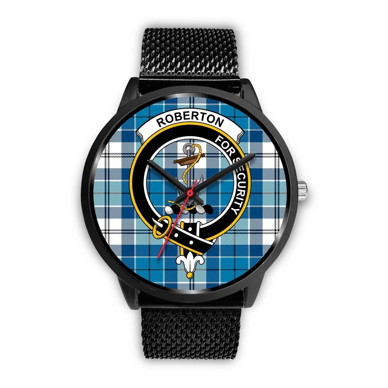 Roberton Clan Badge Tartan Black Watch