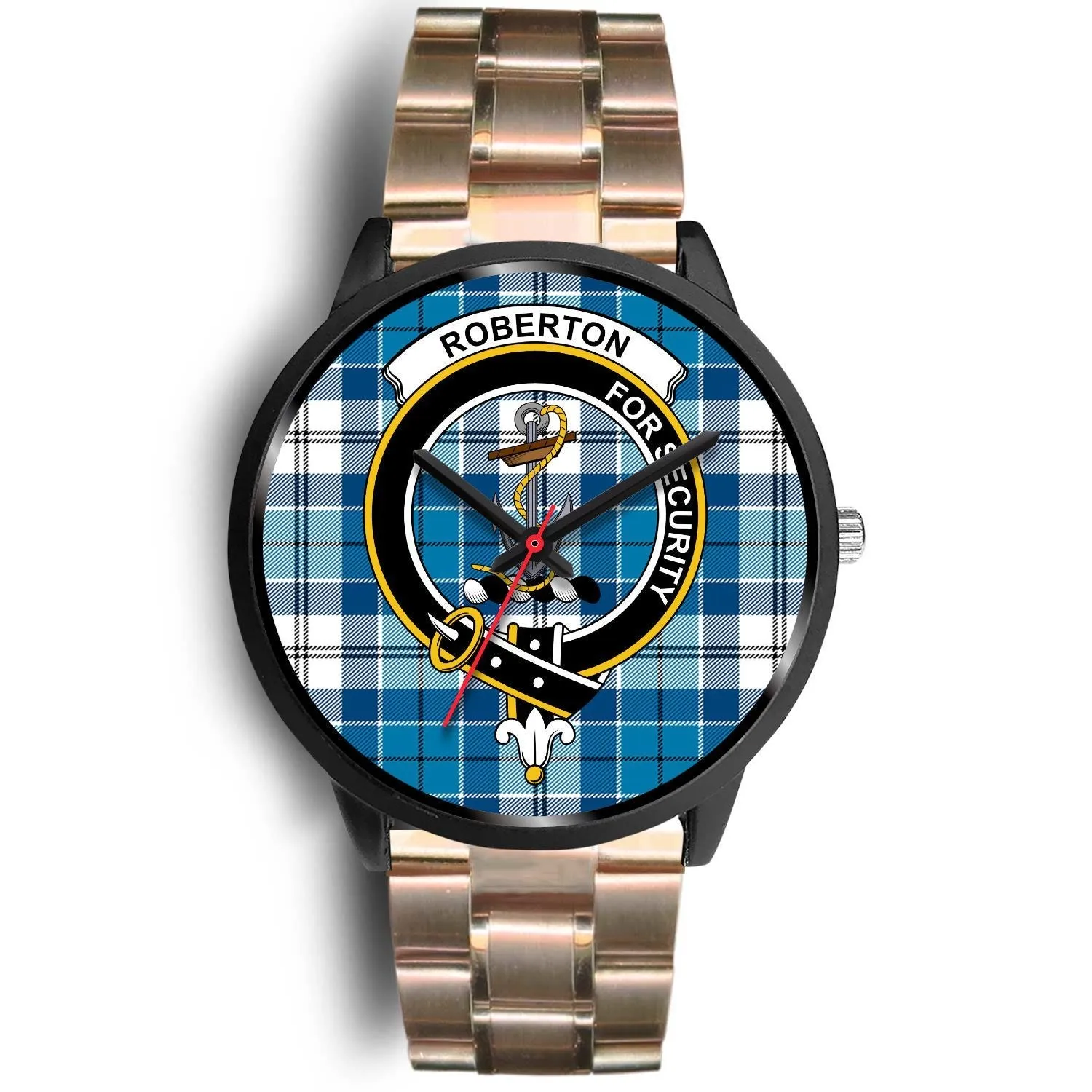 Roberton Clan Badge Tartan Black Watch