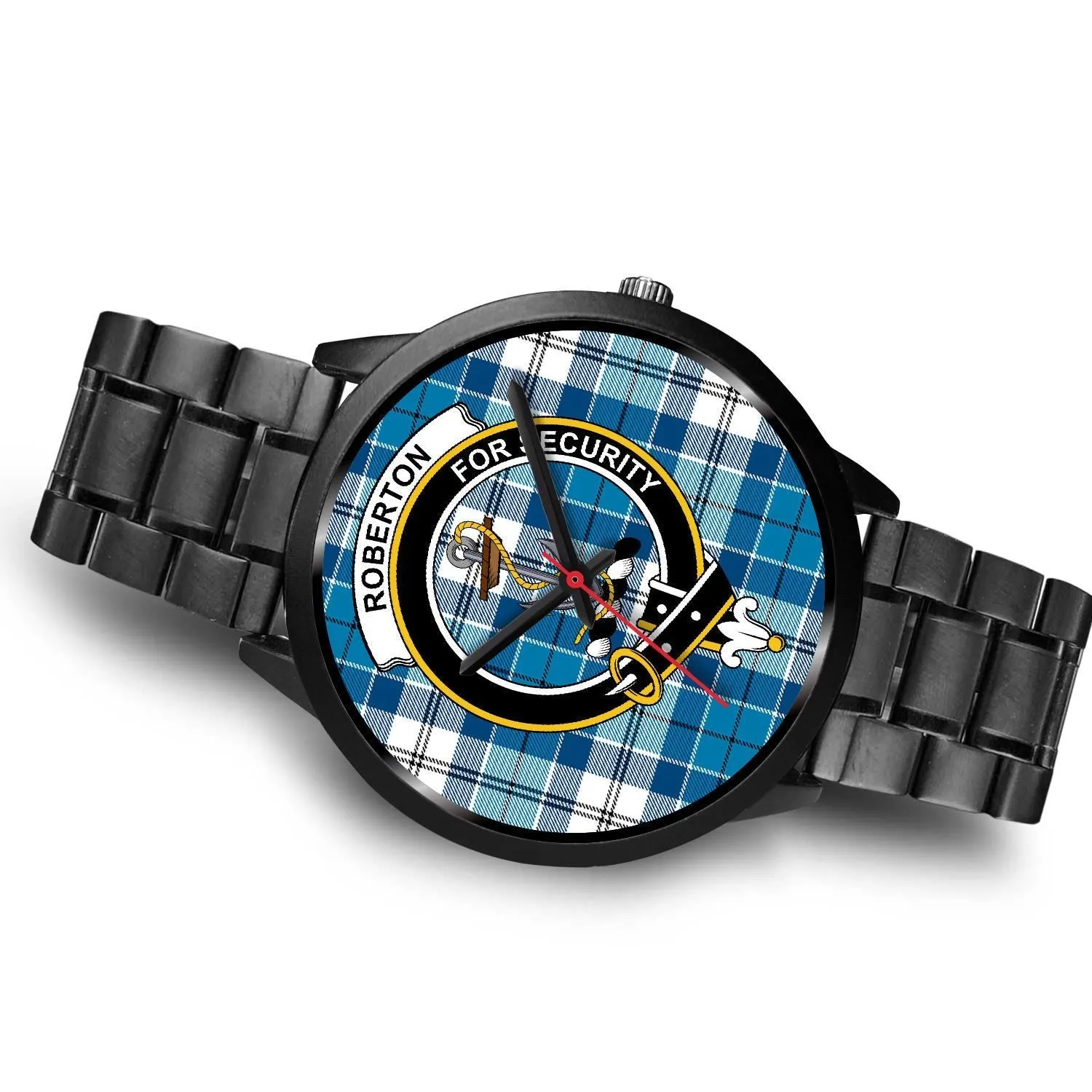 Roberton Clan Badge Tartan Black Watch