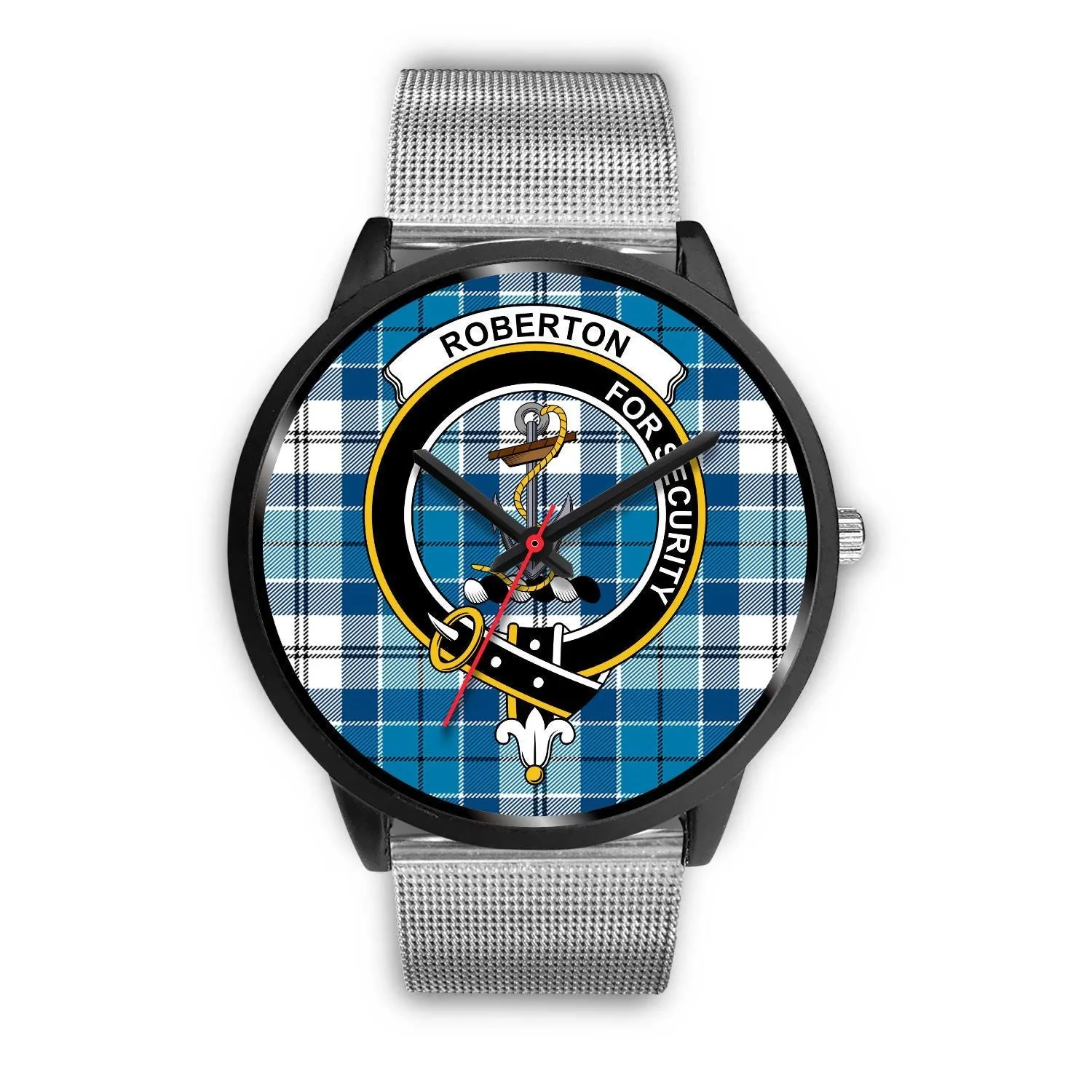 Roberton Clan Badge Tartan Black Watch