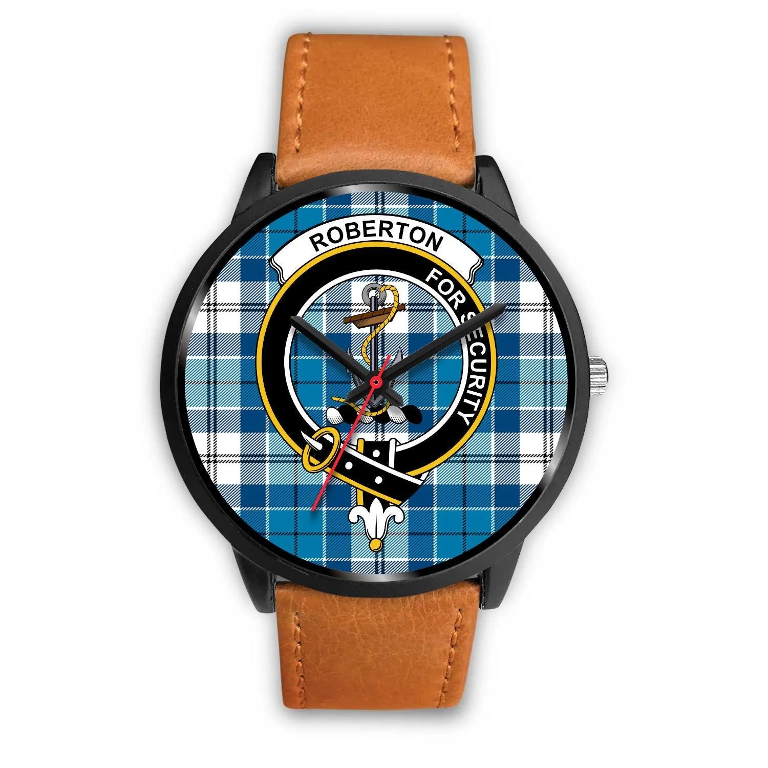 Roberton Clan Badge Tartan Black Watch