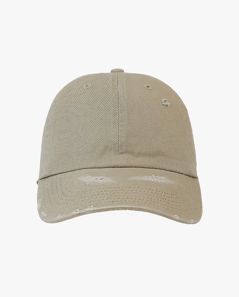 The Hat Depot - Distressed Cotton Baseball Cap