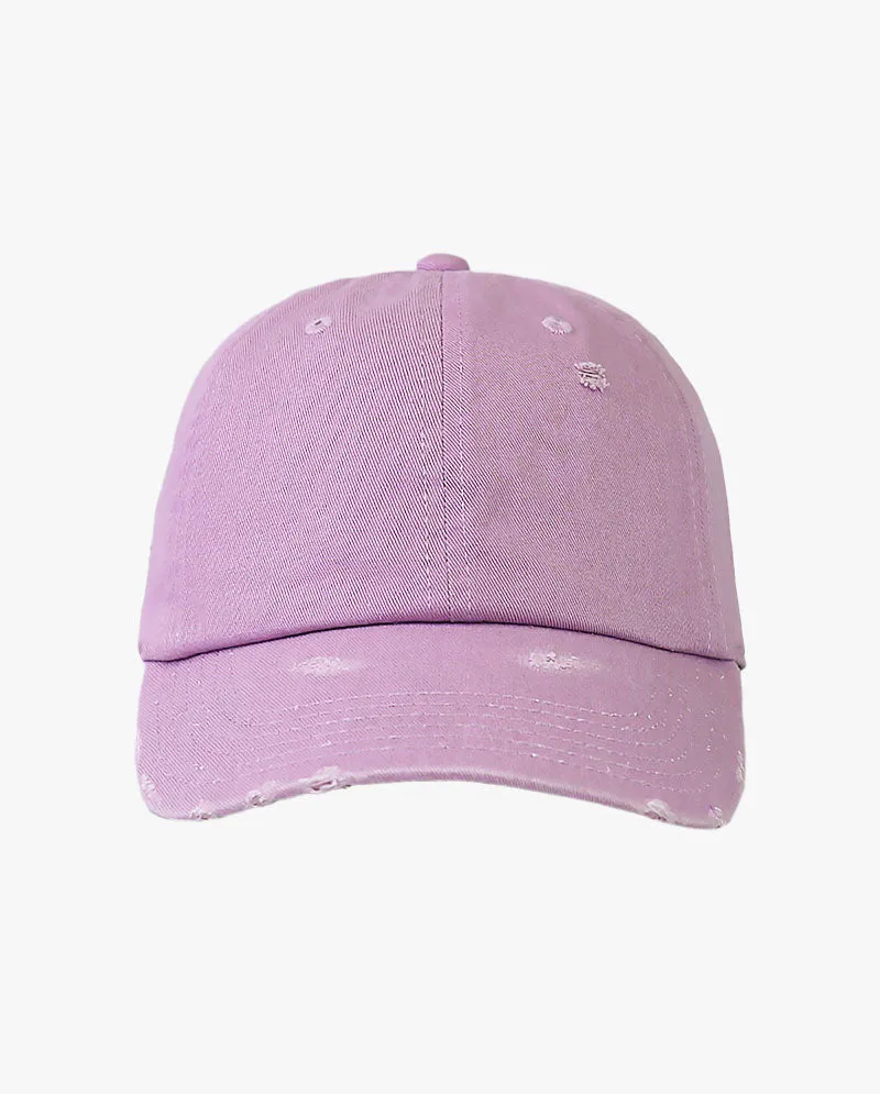 The Hat Depot - Distressed Cotton Baseball Cap