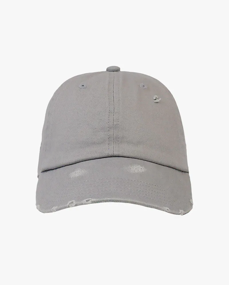 The Hat Depot - Distressed Cotton Baseball Cap