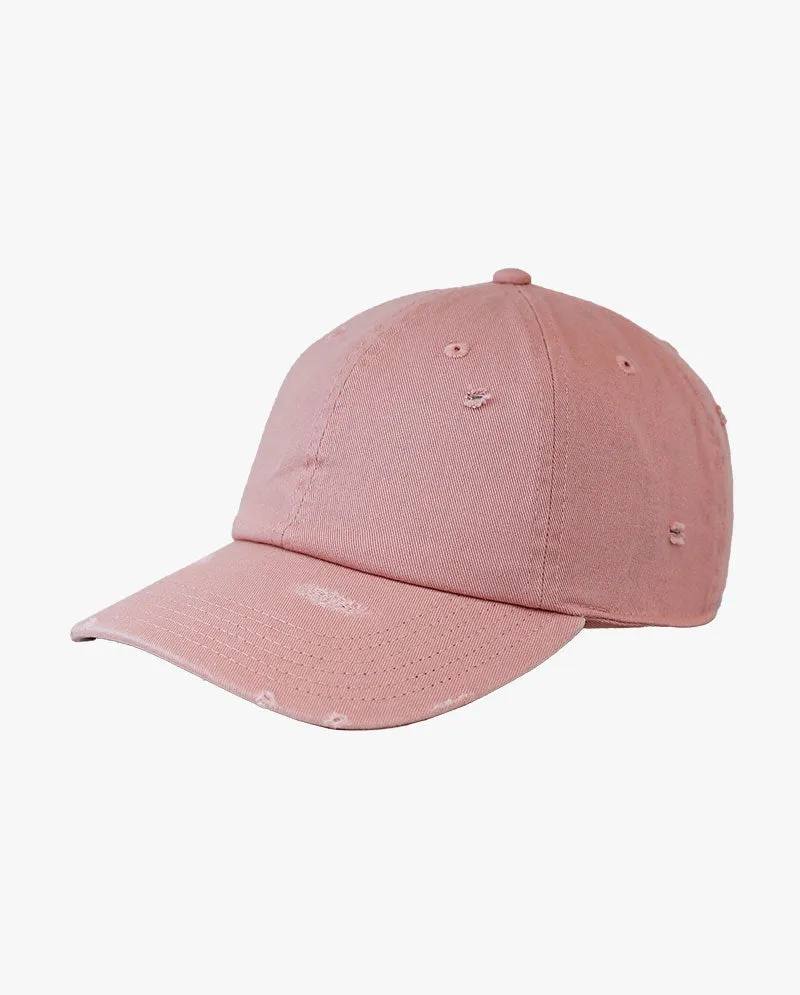 The Hat Depot - Distressed Cotton Baseball Cap