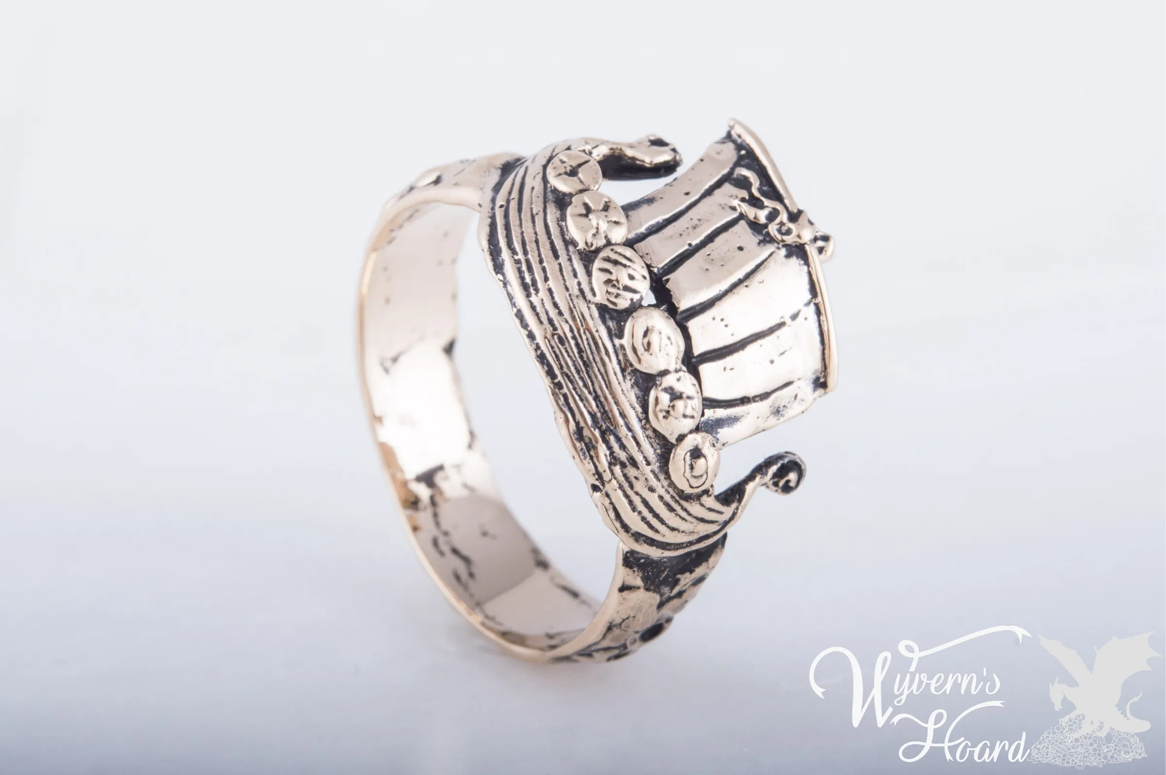Viking Drakar Longship Ring