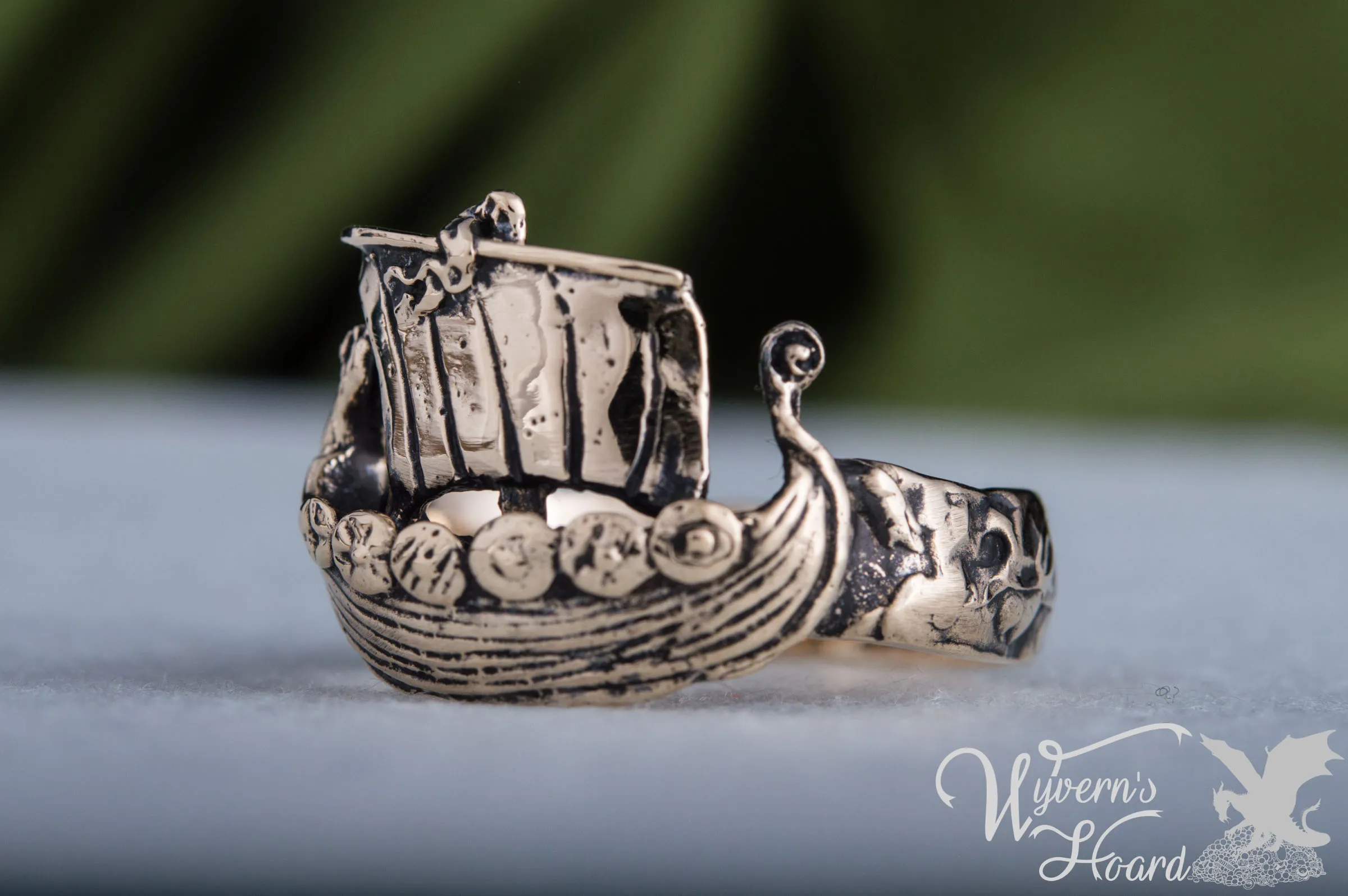 Viking Drakar Longship Ring
