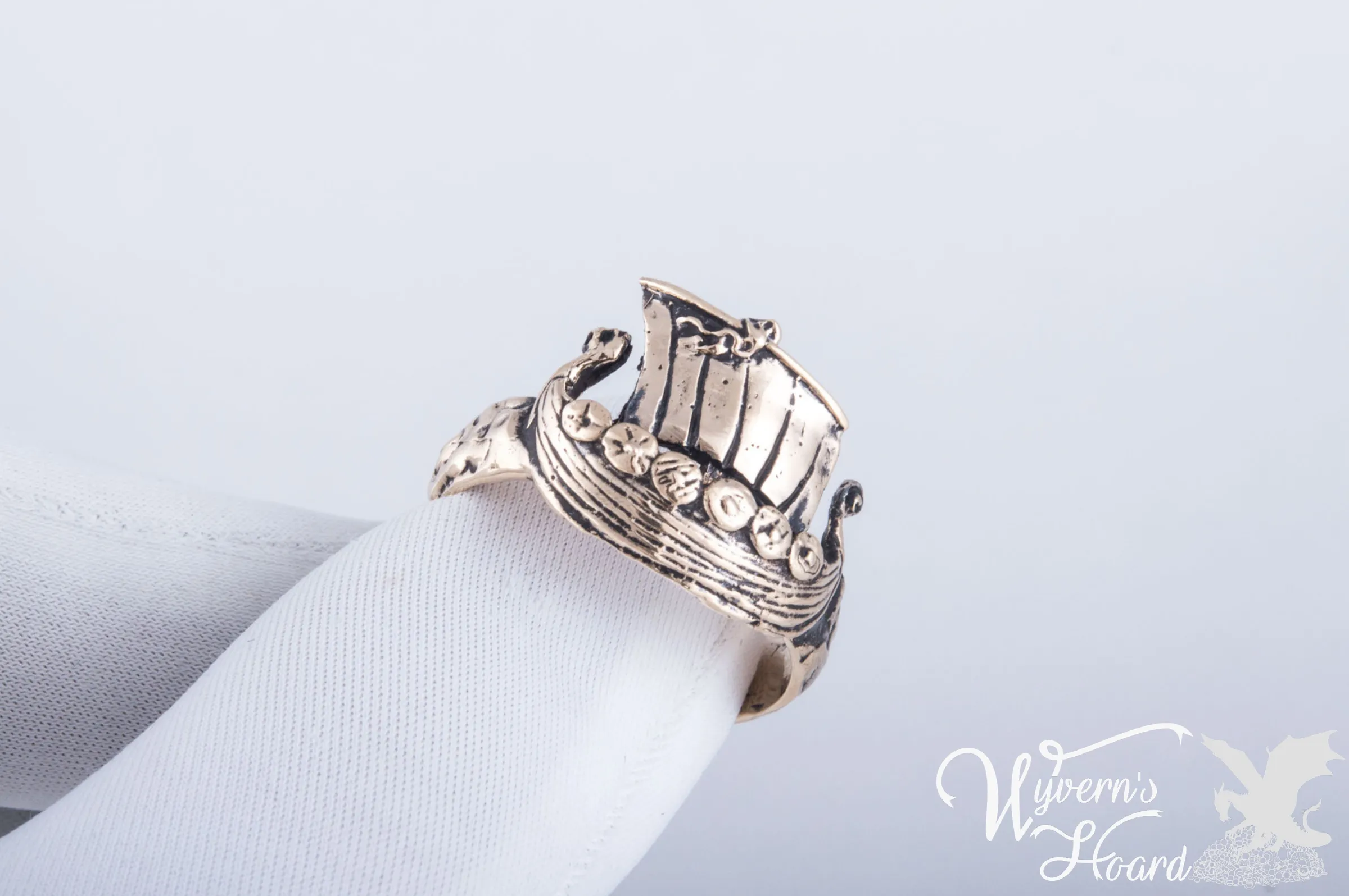 Viking Drakar Longship Ring