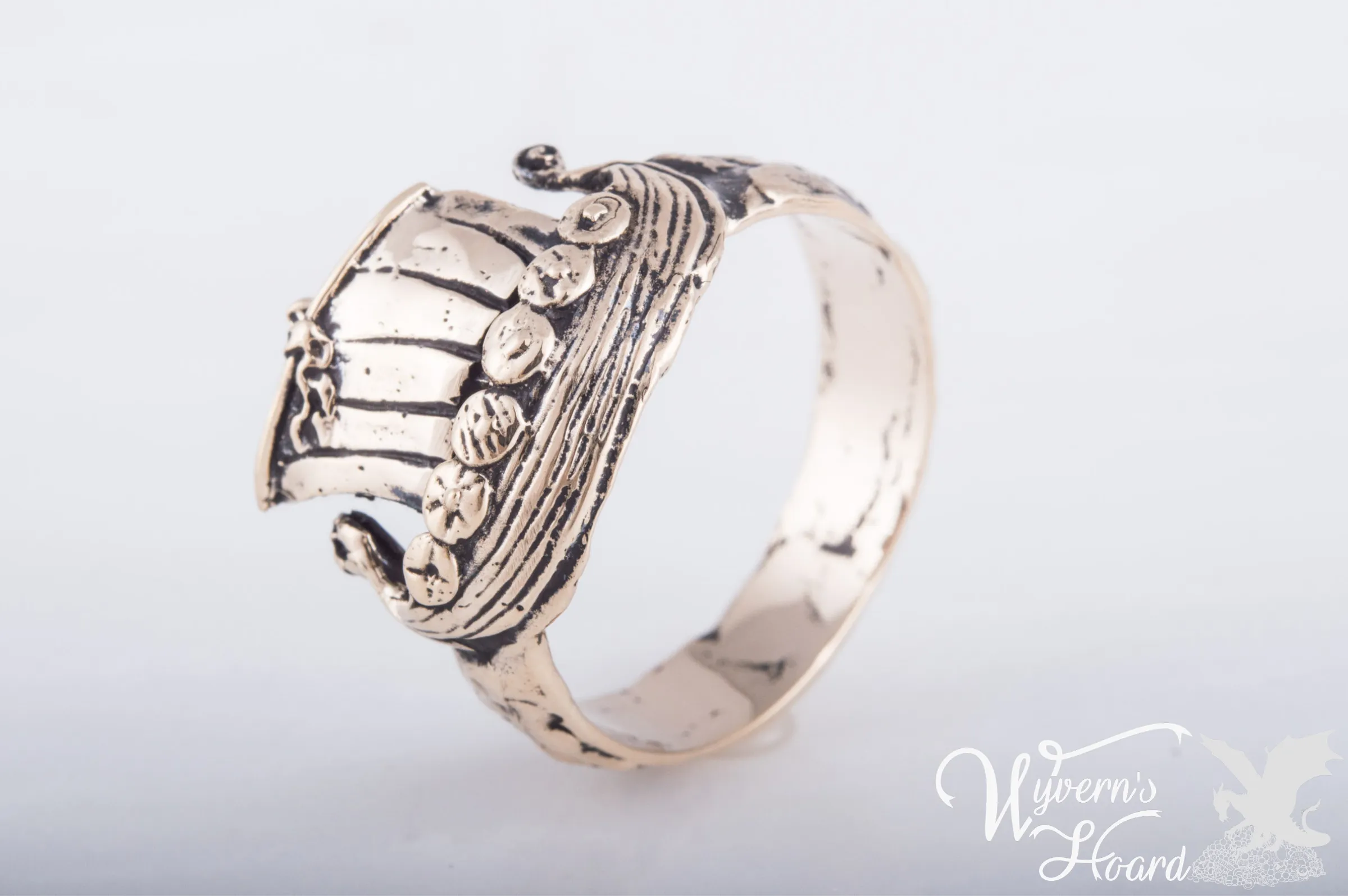Viking Drakar Longship Ring