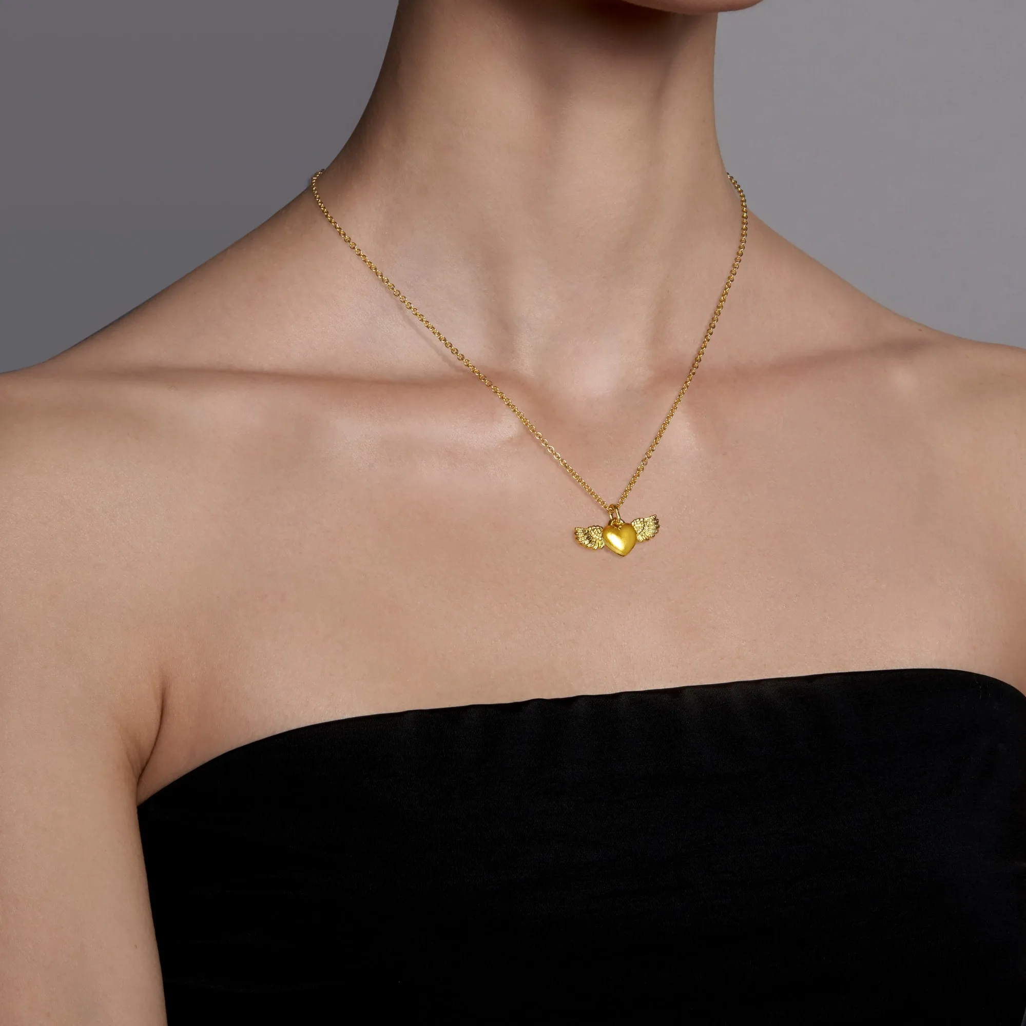 Winged Heart Pendant